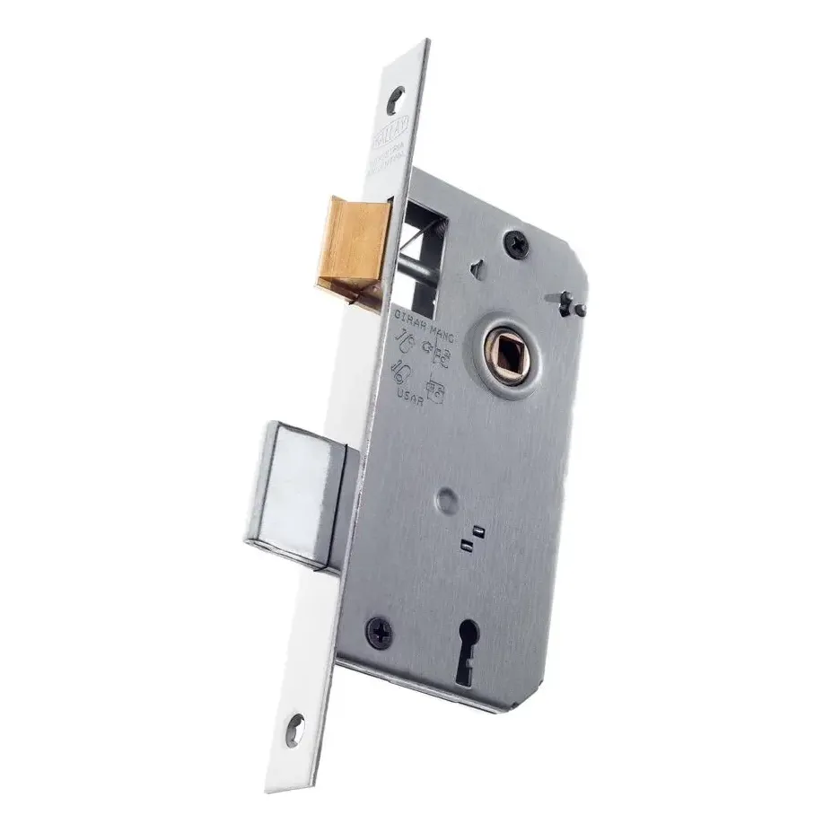 Cerradura Manual Kallay 503 Níquel Frente Recto para Puerta Interior