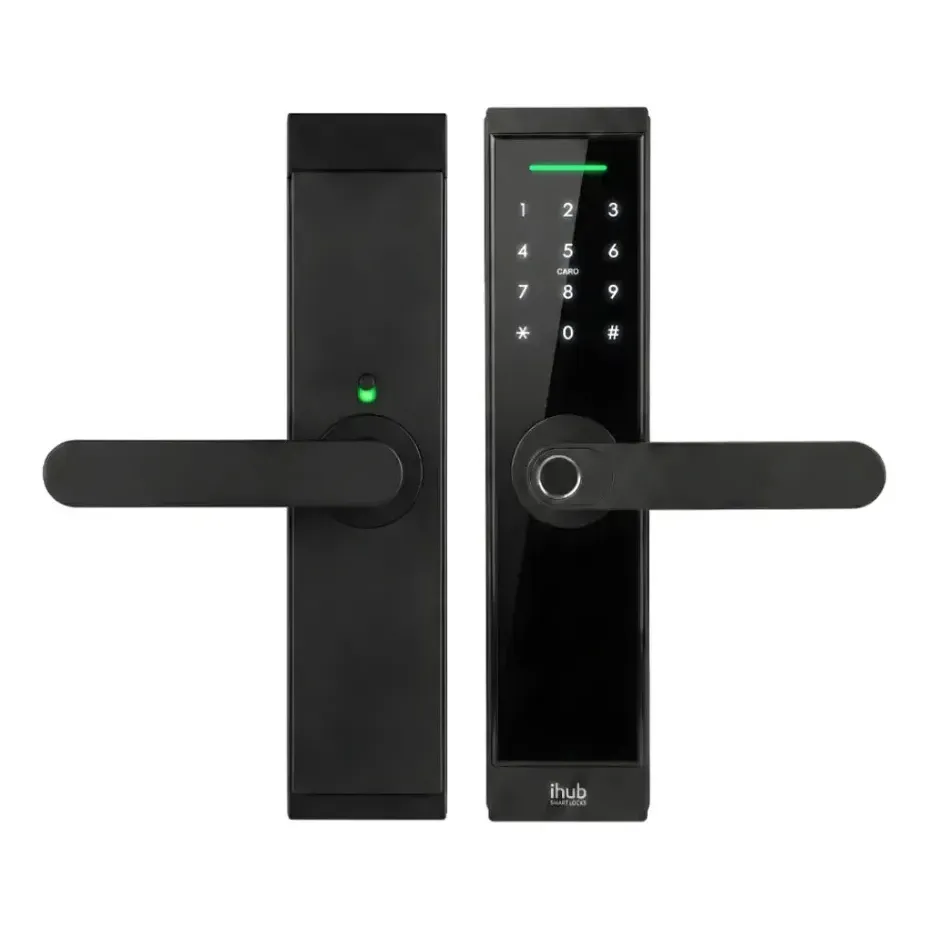 Cerradura Biométrica iHub F60 LC WiFi Ideal Airbnb / Hotel Negro